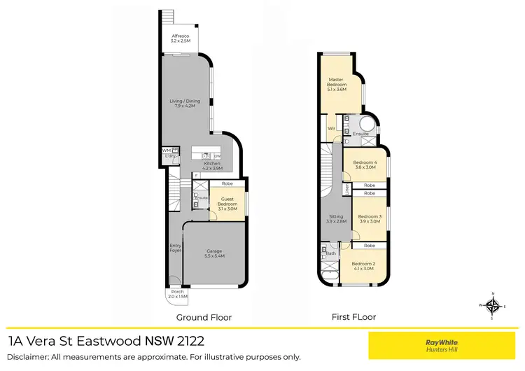 Floorplan of Homely house listing, 1A Vera Street, Eastwood NSW 2122