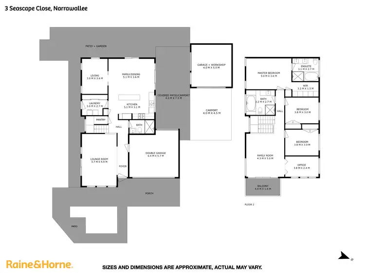 Floorplan of Homely house listing, 3 Seascape Close, Narrawallee NSW 2539