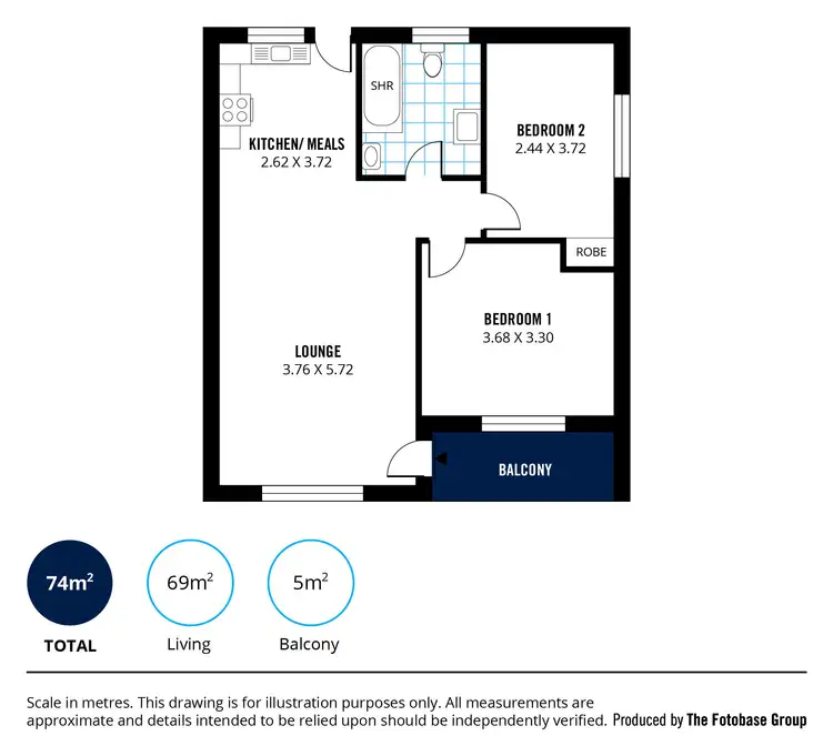 Floorplan of Homely unit listing, 8/33 Angus Avenue, Edwardstown SA 5039