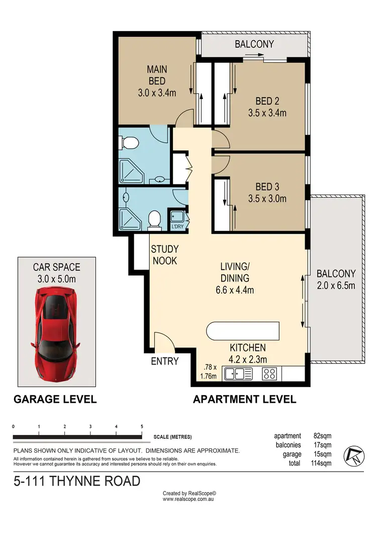 Floorplan of Homely unit listing, 5/111 Thynne Road, Morningside QLD 4170