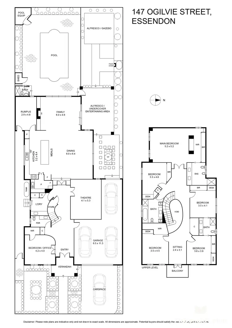 Floorplan of Homely house listing, 147 Ogilvie Street, Essendon VIC 3040