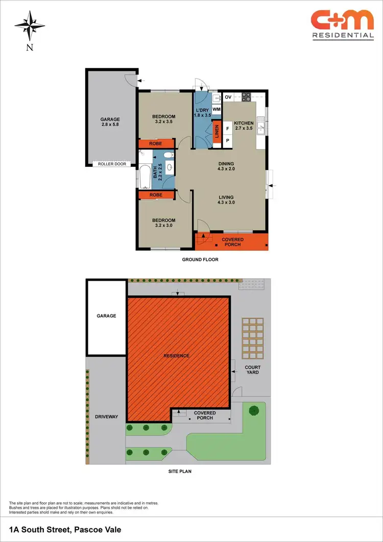 Floorplan of Homely unit listing, 1a South Street, Pascoe Vale VIC 3044