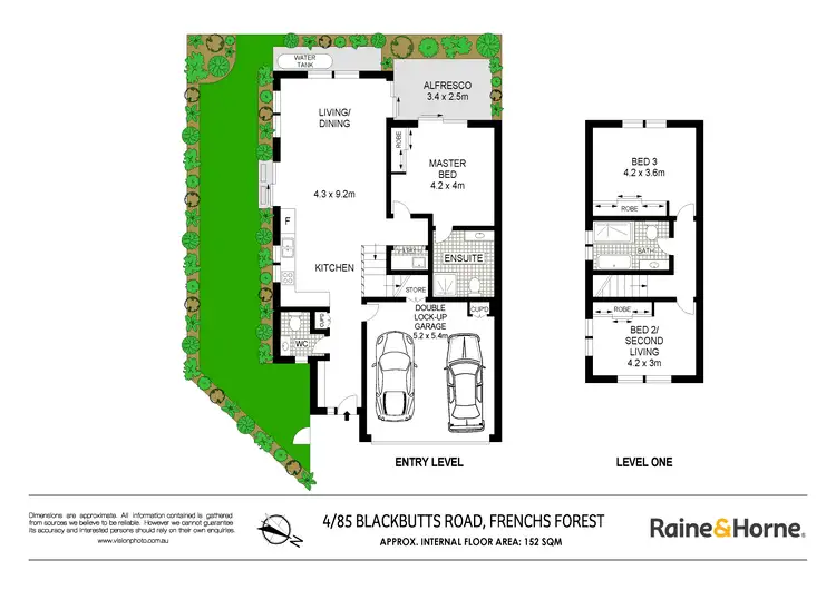 Floorplan of Homely semi-detached listing, 4/85 Blackbutts Road, Frenchs Forest NSW 2086