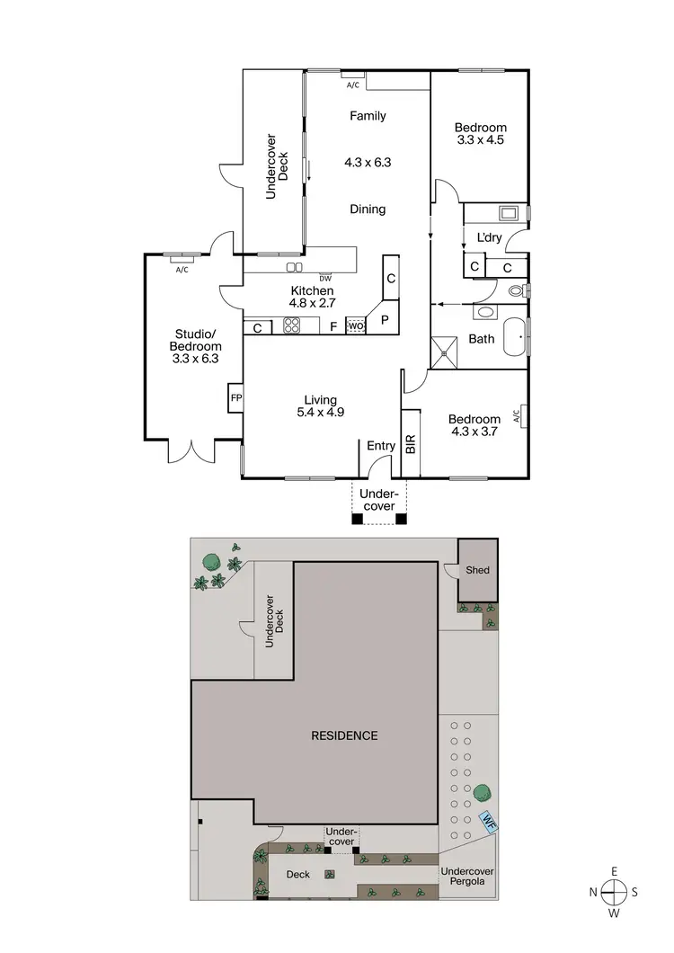 Floorplan of Homely house listing, 11 Eggleston Street, Ocean Grove VIC 3226