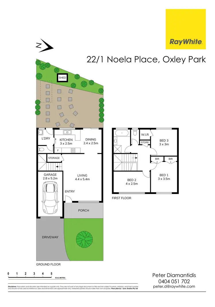 Floorplan of Homely townhouse listing, 22/1 Noela Place, Oxley Park NSW 2760
