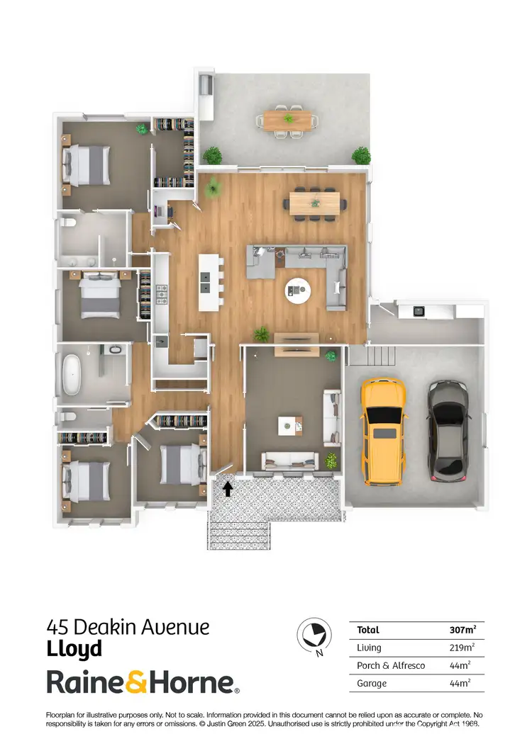 Floorplan of Homely house listing, 45 Deakin Avenue, Lloyd NSW 2650