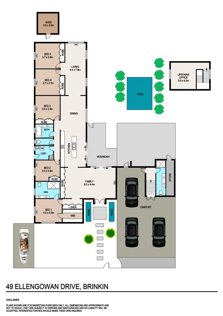 Floorplan of Homely house listing, 49 Ellengowan Drive, Brinkin NT 810
