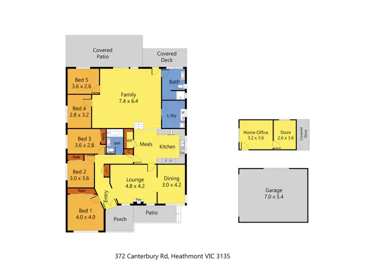 Floorplan of Homely house listing, 372 Canterbury Road, Heathmont VIC 3135