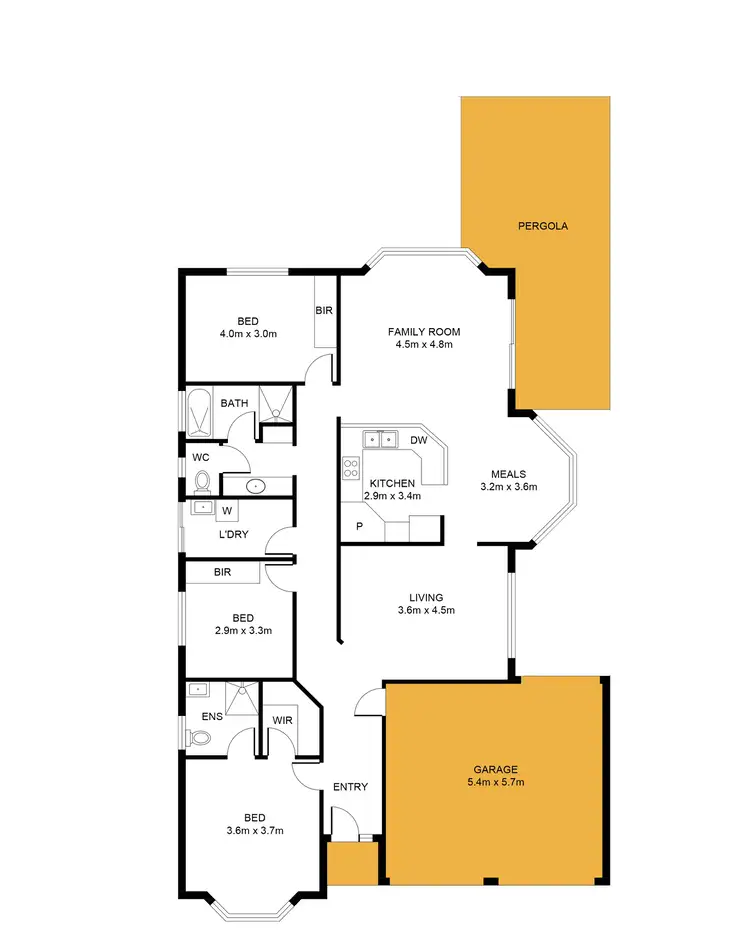 Floorplan of Homely house listing, 2 Ochre Court, Sheidow Park SA 5158