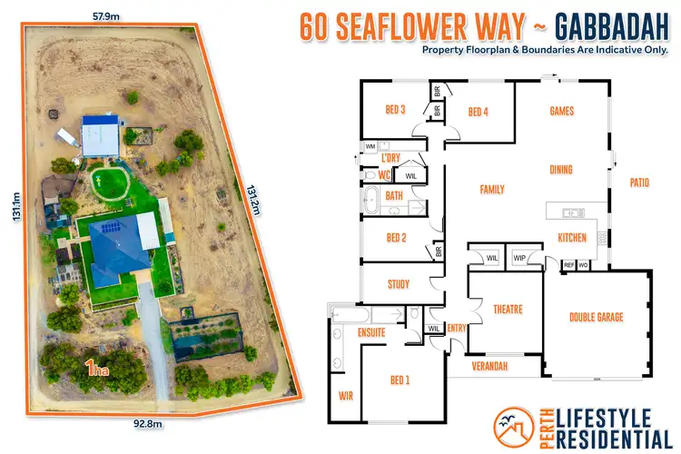 Floorplan of Homely house listing, 60 Seaflower Way, Gabbadah WA 6041