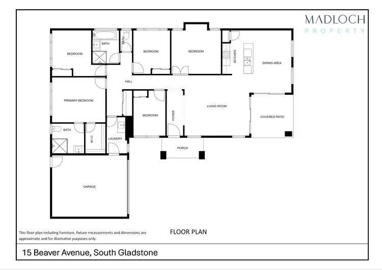 Floorplan of Homely house listing, 15 Beaver Avenue, South Gladstone QLD 4680