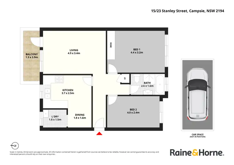 Floorplan of Homely apartment listing, 15/23 Stanley Street, Campsie NSW 2194