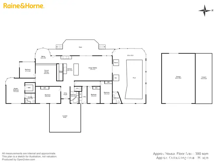 Floorplan of Homely house listing, 8 Perry Court, Lewisham TAS 7173
