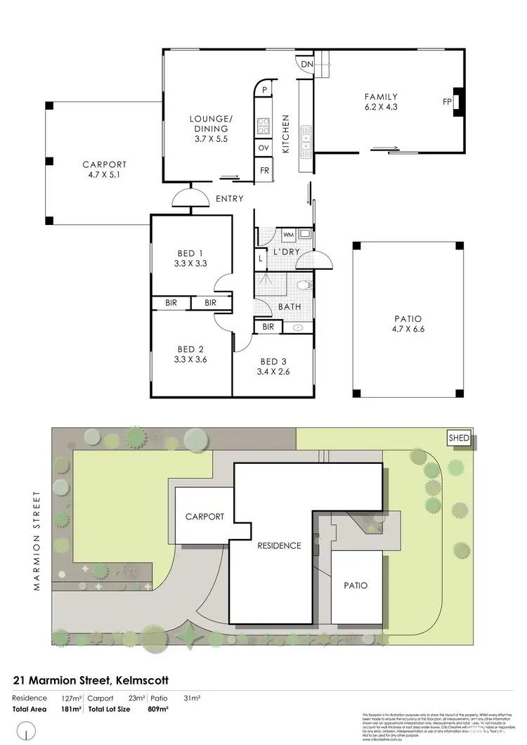 Floorplan of Homely house listing, 21 Marmion Street, Kelmscott WA 6111