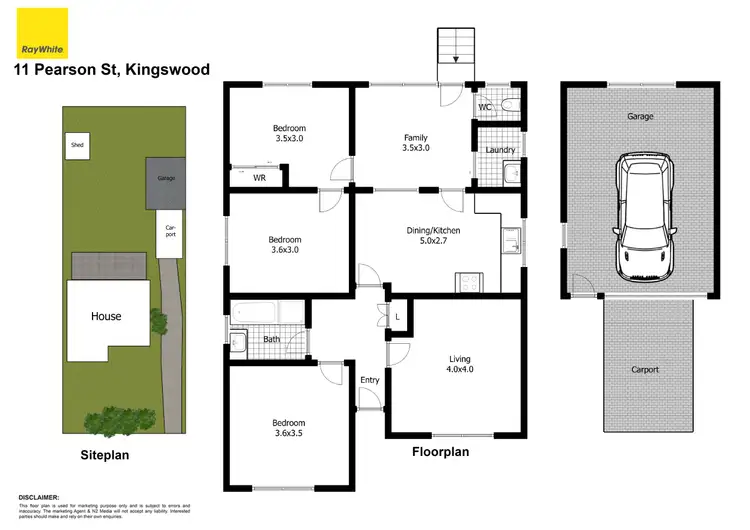 Floorplan of Homely house listing, 11 Pearson Street, Kingswood NSW 2747