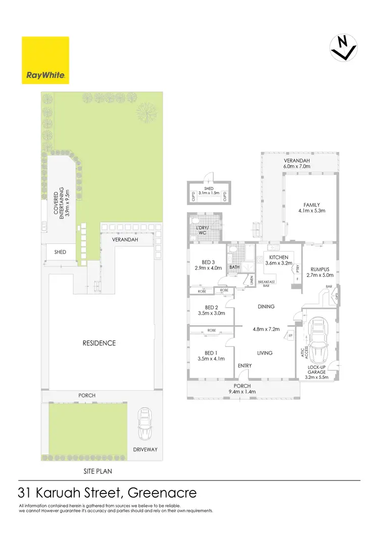 Floorplan of Homely house listing, 31 Karuah Street, Greenacre NSW 2190