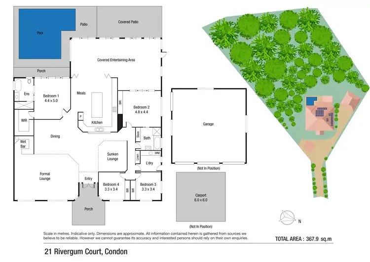 Floorplan of Homely house listing, 21 Rivergum Court, Condon QLD 4815