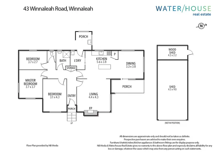 Floorplan of Homely house listing, 43 Winnaleah Road, Winnaleah TAS 7265