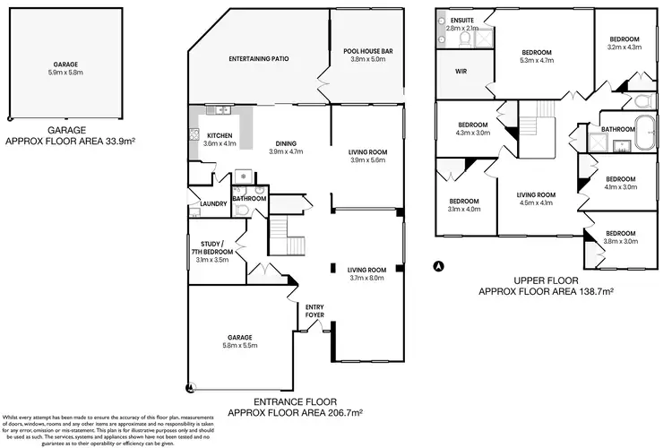 Floorplan of Homely house listing, 105 Diggers Drive, Tanilba Bay NSW 2319