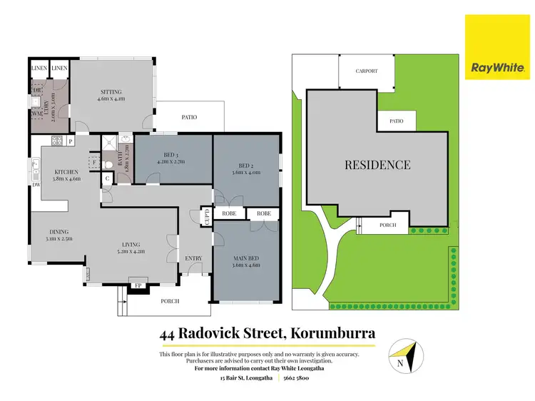 Floorplan of Homely house listing, 44 Radovick Street, Korumburra VIC 3950