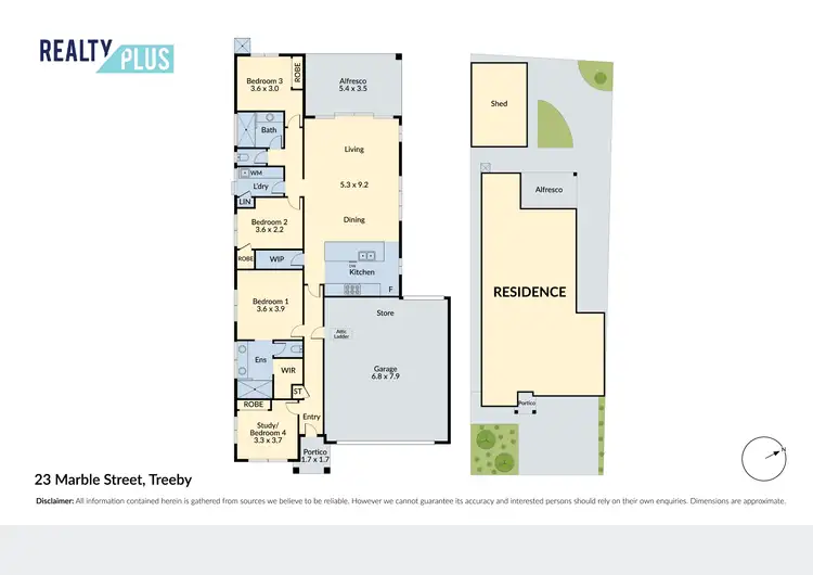 Floorplan of Homely house listing, 23 Marble Street, Treeby WA 6164