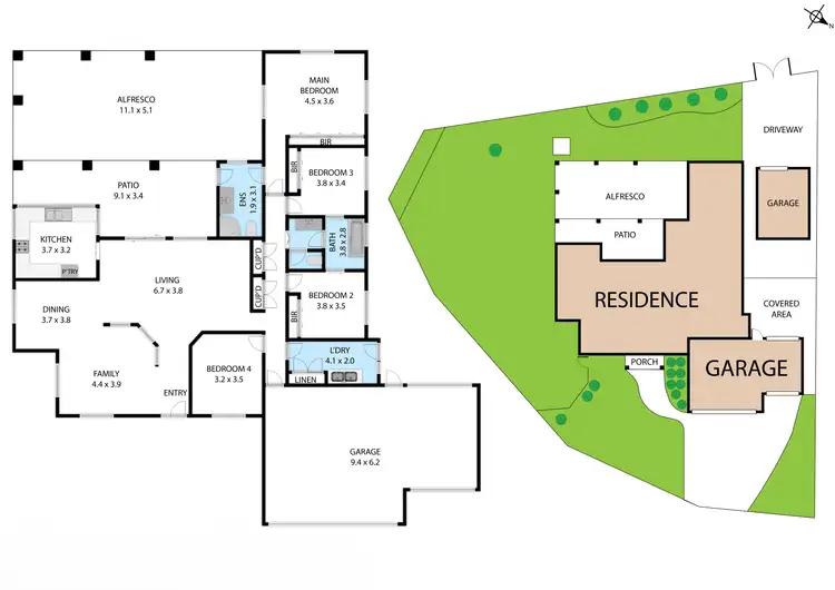 Floorplan of Homely house listing, 1 Melia Court, Bushland Beach QLD 4818
