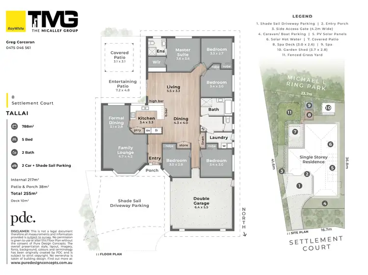Floorplan of Homely house listing, 8 Settlement Court, Tallai QLD 4213