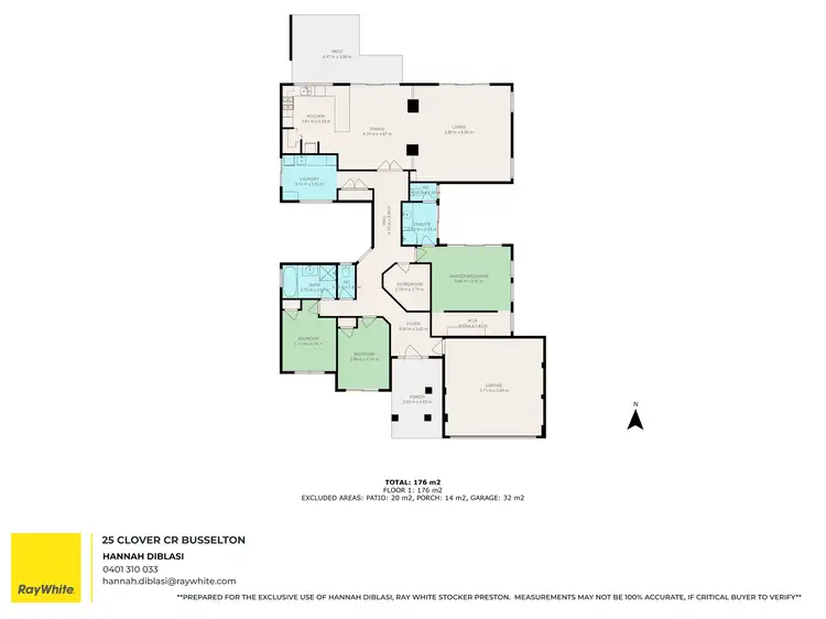 Floorplan of Homely house listing, 25 Clover Crescent, Busselton WA 6280