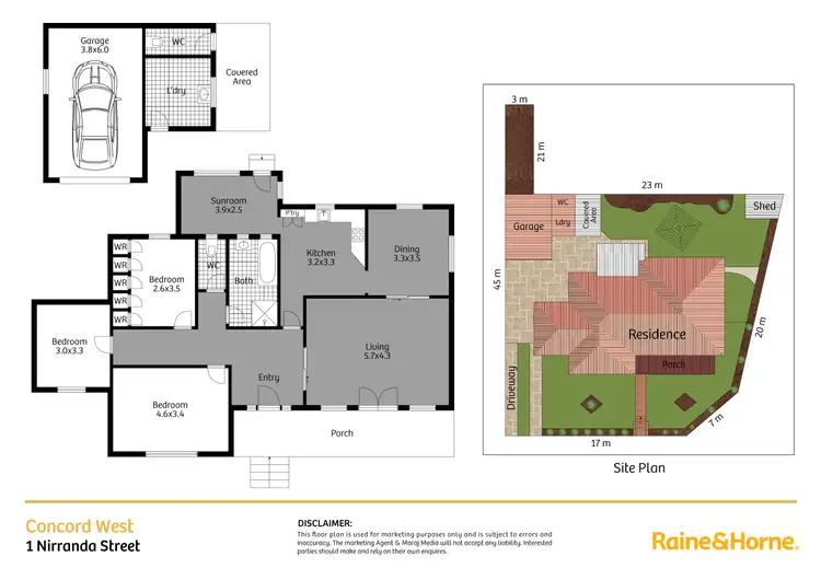 Floorplan of Homely house listing, 1 Nirranda Street, Concord West NSW 2138