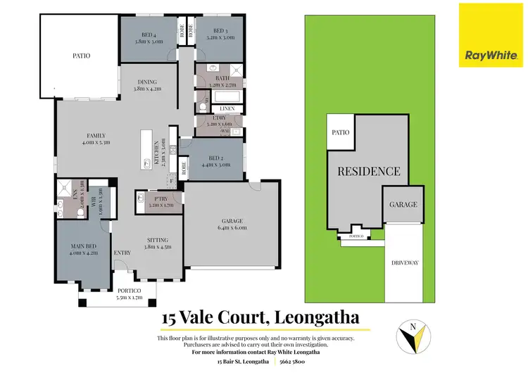Floorplan of Homely house listing, 15 Vale Court, Leongatha VIC 3953