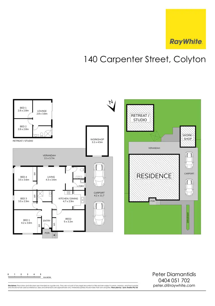 Floorplan of Homely house listing, 140 Carpenter Street, Colyton NSW 2760
