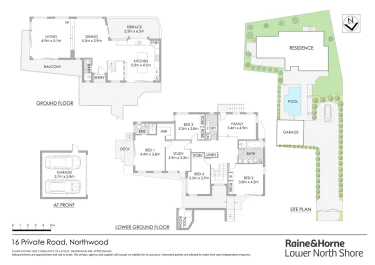 Floorplan of Homely house listing, 16 Private Road, Northwood NSW 2066