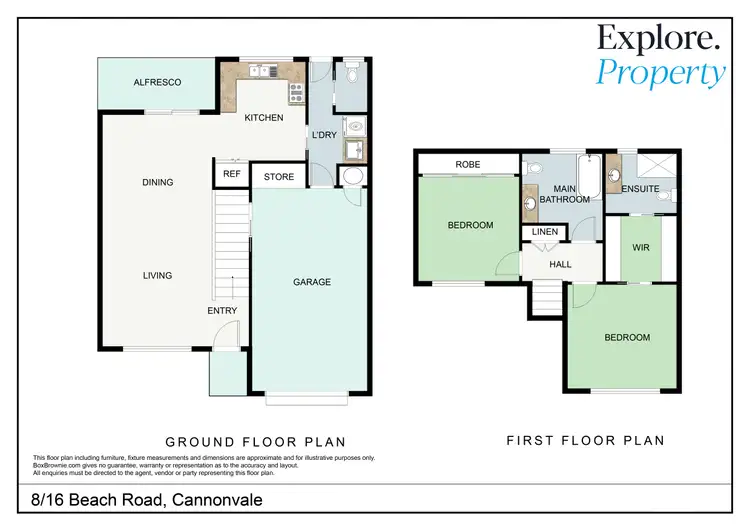 Floorplan of Homely townhouse listing, 8/16 Beach Road, Cannonvale QLD 4802