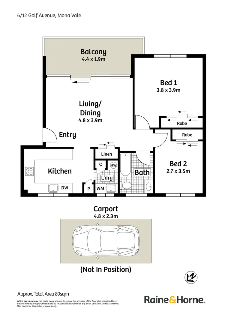 Floorplan of Homely unit listing, 6/12 Golf Avenue, Mona Vale NSW 2103