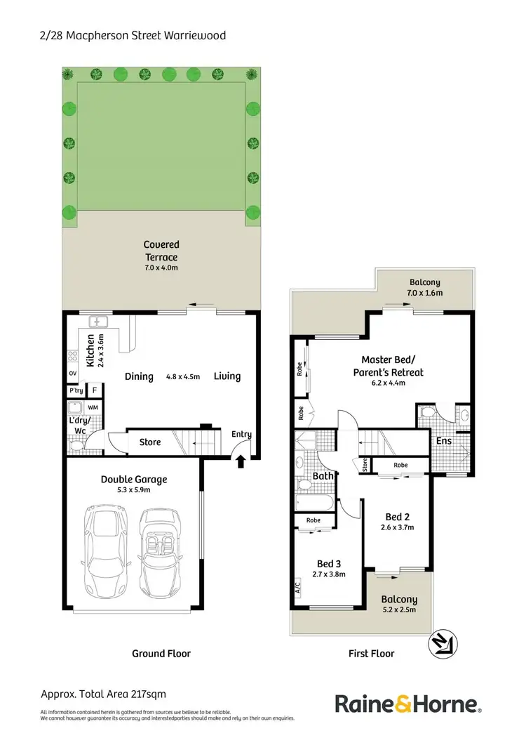 Floorplan of Homely townhouse listing, 2/28 Macpherson Street, Warriewood NSW 2102