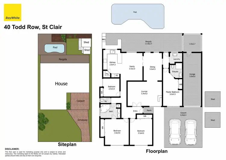 Floorplan of Homely house listing, 40 Todd Row, St Clair NSW 2759