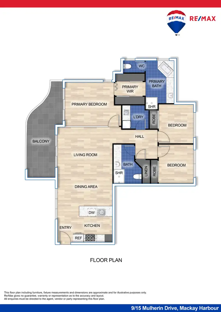 Floorplan of Homely house listing, 9/15 Mulherin Drive, Mackay Harbour QLD 4740