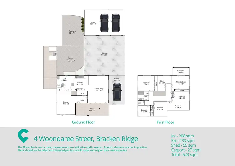 Floorplan of Homely house listing, 4 Woondaree Street, Bracken Ridge QLD 4017