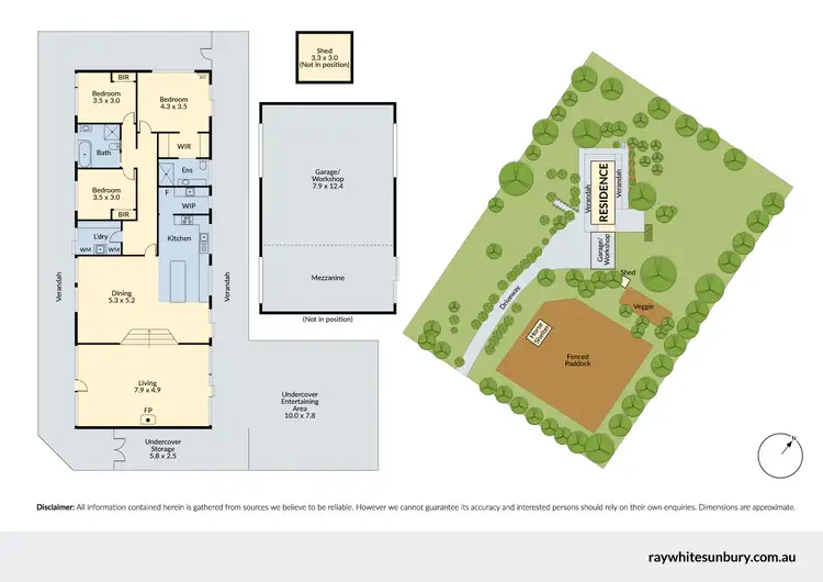 Floorplan of Homely house listing, 32 Golf House Lane, Lancefield VIC 3435