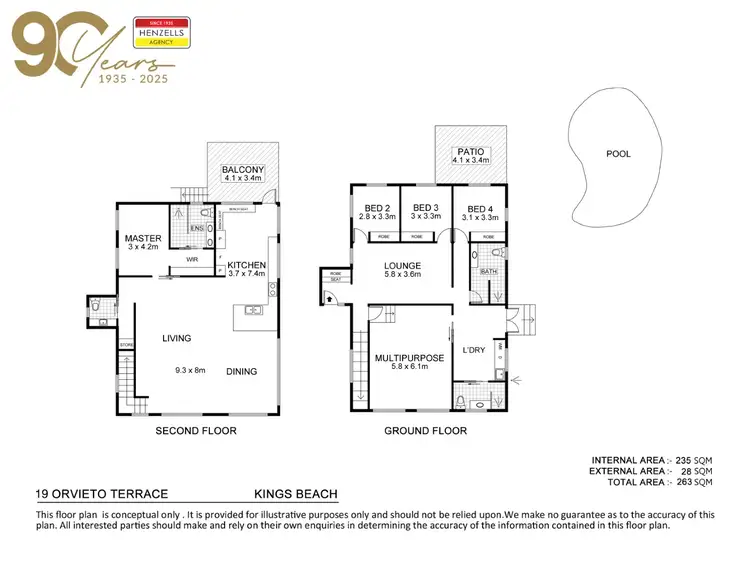 Floorplan of Homely house listing, 19 Orvieto Terrace, Kings Beach QLD 4551