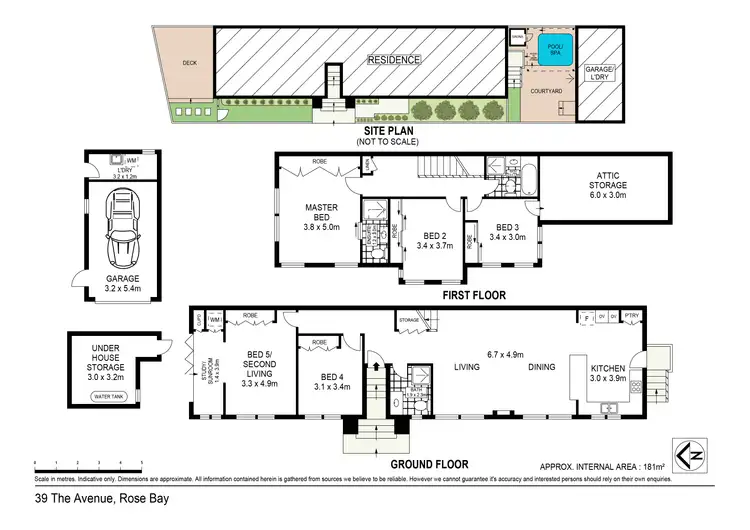 Floorplan of Homely house listing, 39 The Avenue, Rose Bay NSW 2029