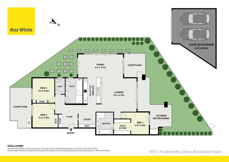 Floorplan of Homely apartment listing, 101/1-9 Admiralty Drive, Breakfast Point NSW 2137