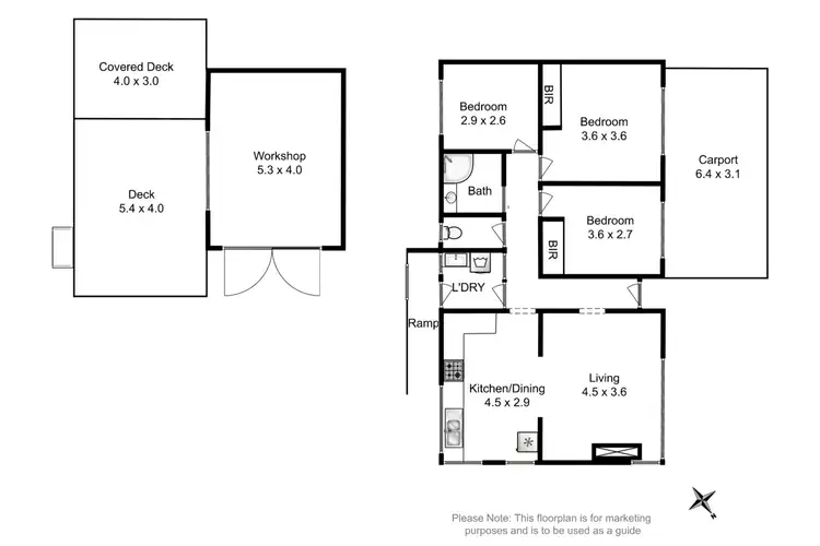 Floorplan of Homely house listing, 7 Kinarra Crescent, Chigwell TAS 7011