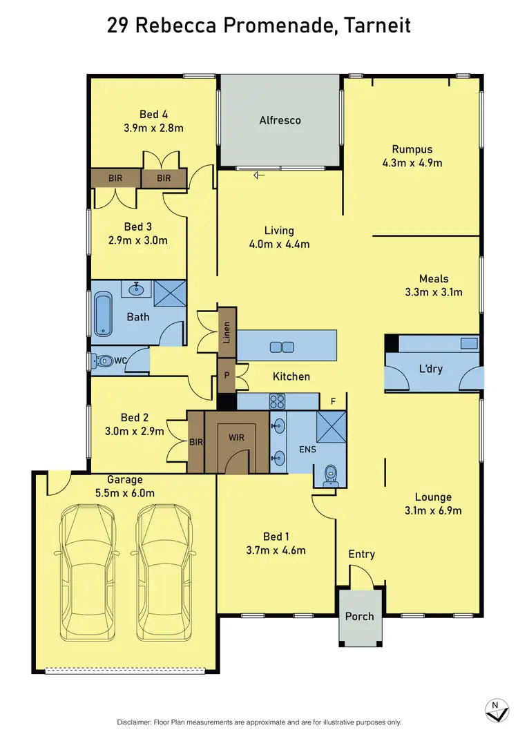 Floorplan of Homely house listing, 29 Rebecca Promenade, Tarneit VIC 3029