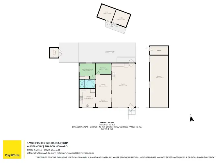 Floorplan of Homely house listing, 1/780 Fisher Road, Kudardup WA 6290