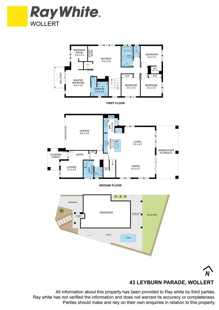 Floorplan of Homely house listing, 43 Leyburn Parade, Wollert VIC 3750