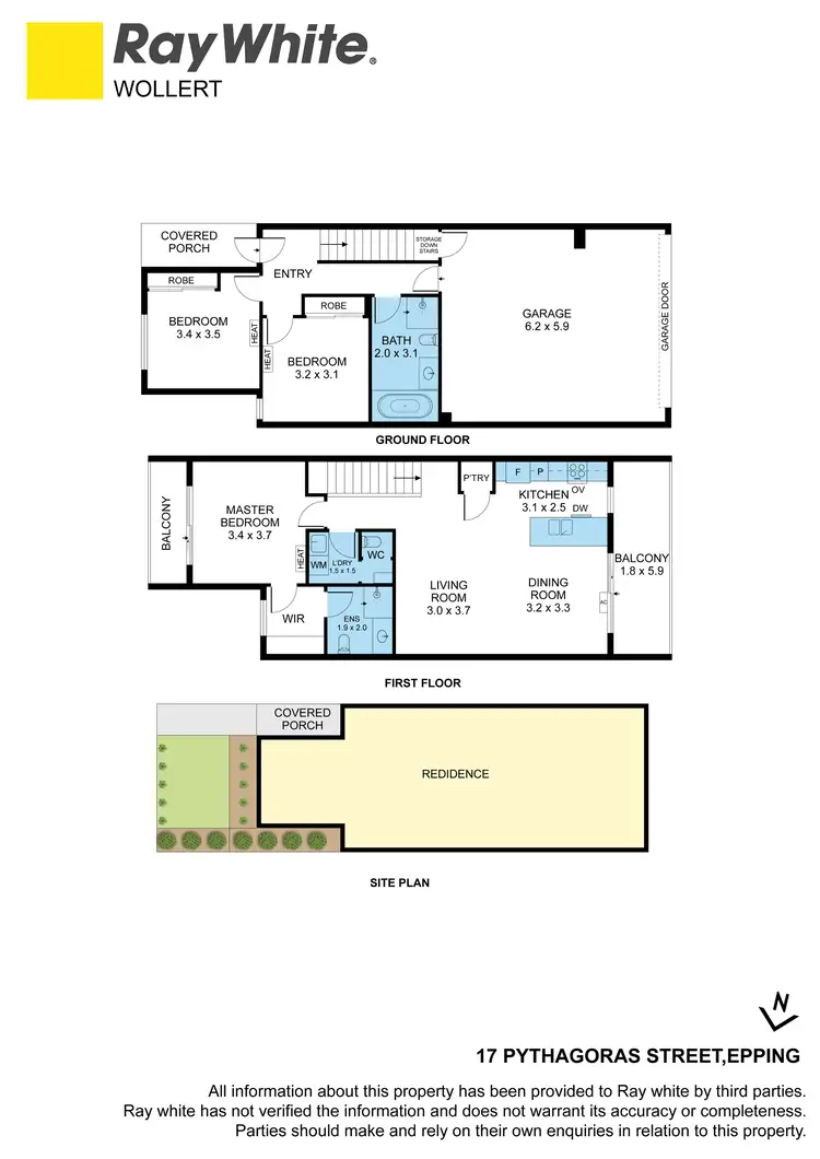 Floorplan of Homely house listing, 17 Pythagoras Street, Epping VIC 3076