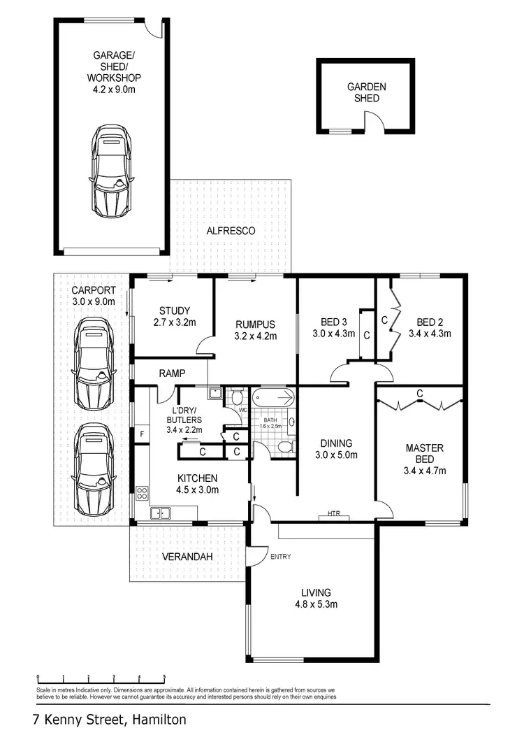 Floorplan of Homely house listing, 7 Kenny Street, Hamilton VIC 3300