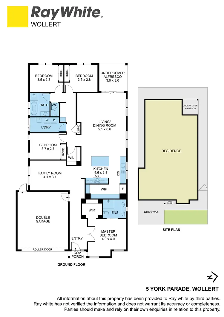 Floorplan of Homely house listing, 5 York Parade, Wollert VIC 3750