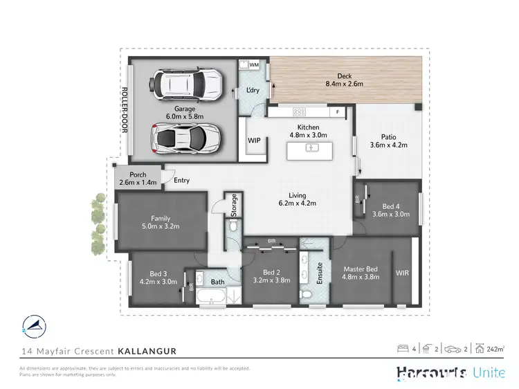Floorplan of Homely house listing, 14 Mayfair Crescent, Kallangur QLD 4503